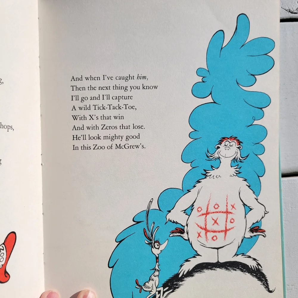 Dr. Seuss Book: If I Ran The Zoo ~ Dr. Seuss ~ 1950 Edition ~ Vintage Pop Art